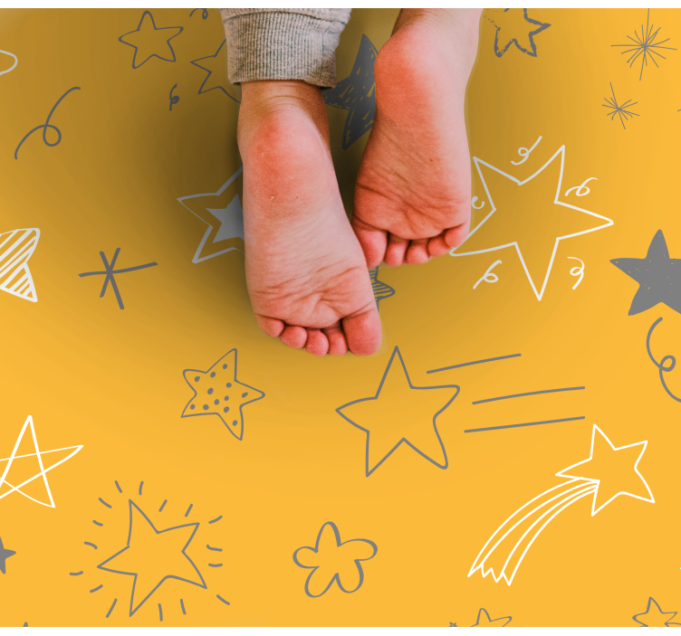 Tappetto vinile stelle modelli di notte stellata - TenStickers