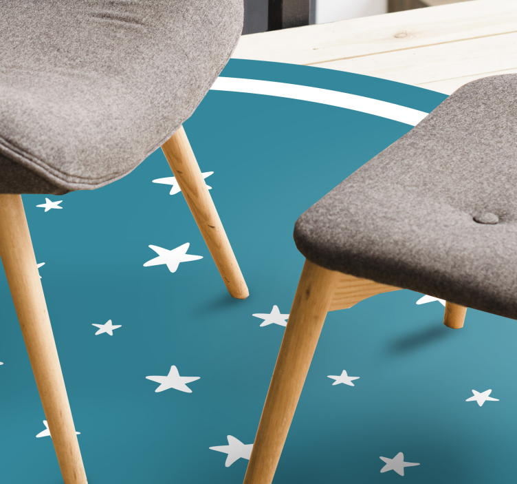 Tappetto vinile stelle motivo stellare - TenStickers