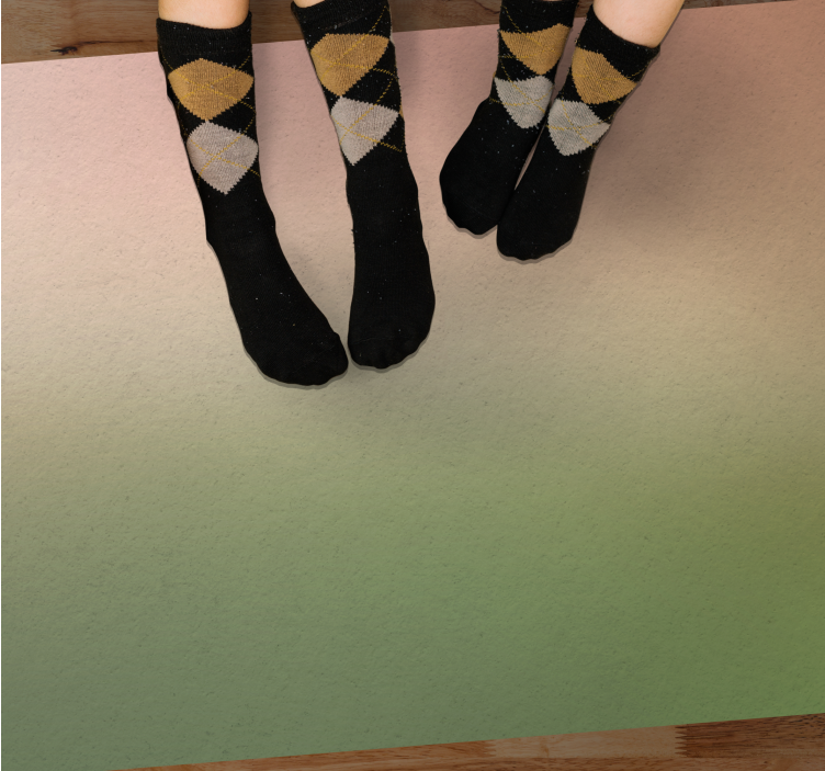 Zerbino pvc sfumatura di colori - TenStickers