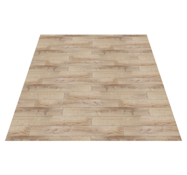 Tappeto vinile effetto legno pavimento in parquet beige - TenStickers