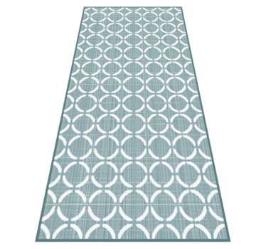 Tappeto pvc cucina verde vecchio stile - TenStickers