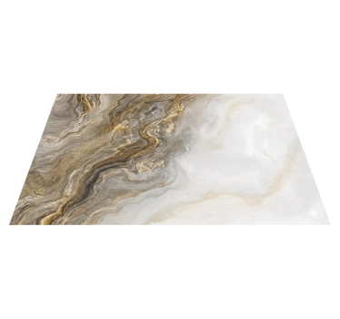 Tappeto vinile effetto marmo aspetto onice tortora - TenStickers