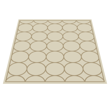 Tappeto pvc cucina motivo beige sabbia - TenStickers