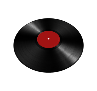 Tappeto vinile sala da pranzo disco in vinile enorme - TenStickers