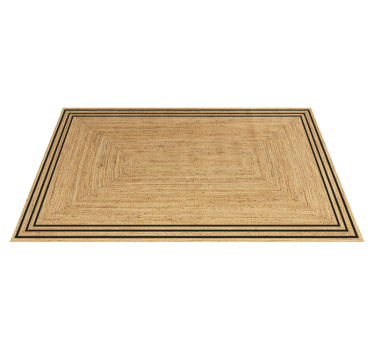 Tappeto pvc cucina texture juta naturale - TenStickers