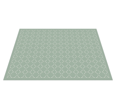 Tappeto pvc cucina lattice celadon smorzato - TenStickers
