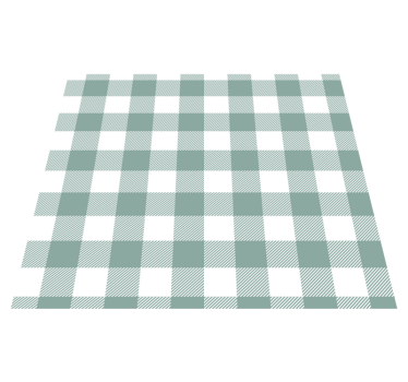 Tappeto pvc cucina tartan verde - TenStickers