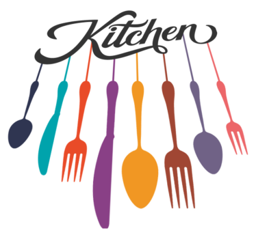Tappeto pvc cucina posate da cucina - TenStickers