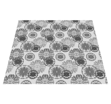 Tappeto vinile ufficio illusione grigia pitturata - TenStickers