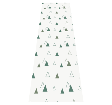 Tappeto vinile ufficio triangoli colori naturali - TenStickers