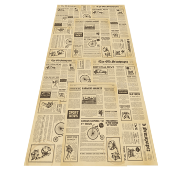 Tappeto vinile ufficio giornale americano vintage - TenStickers
