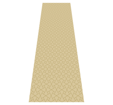 Tappeto vinile ufficio grigio e beige grafico - TenStickers