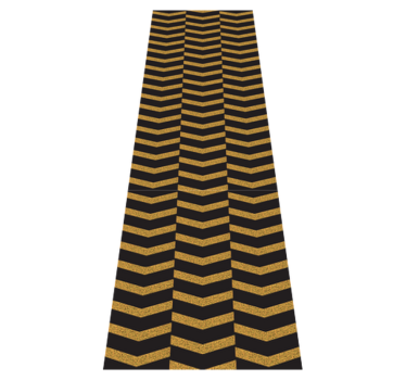 Tappeto vinile ufficio linee oro marmo - TenStickers