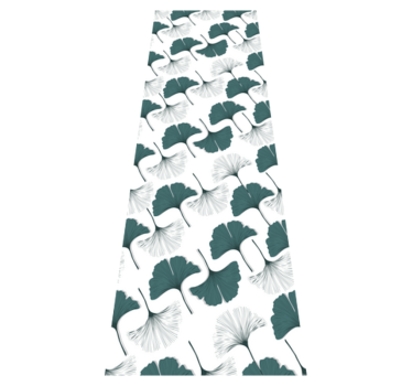 Tappeto vinile ufficio motivo foglie di ginkgo - TenStickers