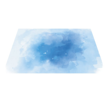 Tappeto in vinile moderno cielo ad acquerello - TenStickers