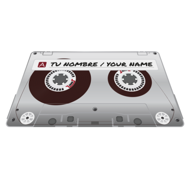 Tappeto vinile con nome cassetta personalizzata - TenStickers