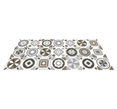 Tappeto pvc cucina grigio - TenStickers