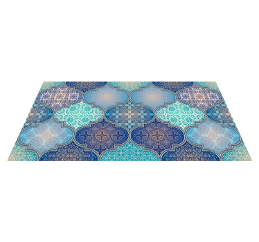 Tappeto vinile piastrelle intricati motivi di piastrelle - TenStickers