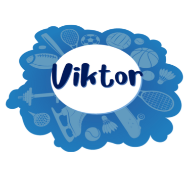 Tappeto vinile con nome emblema sportivo personalizzato - TenStickers