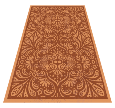 Tappeto pvc cucina ornamento ispirato al mandala - TenStickers