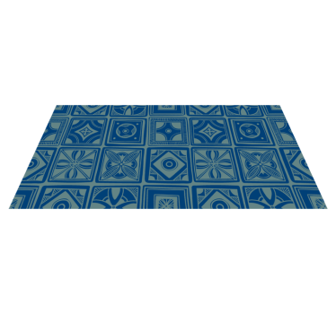 Tappeto vinile piastrelle geometrico decorativo - TenStickers
