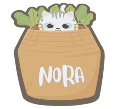 Tappeto vinile con nome felino personalizzato - TenStickers