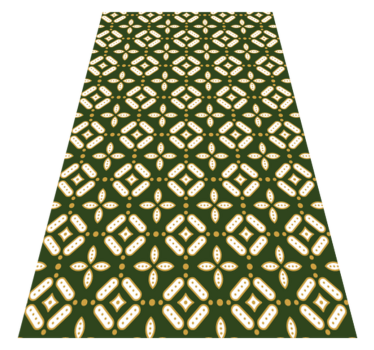 Tappeto in vinile cucina ornamentazione geometrica - TenStickers