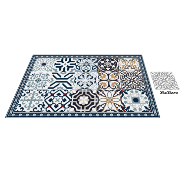 Tappeto vinile piastrelle piastrelle decorate - TenStickers