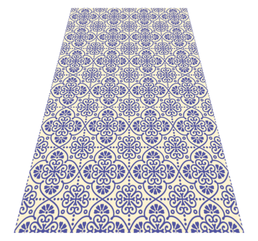 Tappeto vinile piastrelle motivo mediterraneo ornato - TenStickers