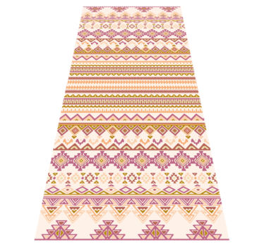 Tappeto in vinile stile retro/vintage Stile boho - TenStickers