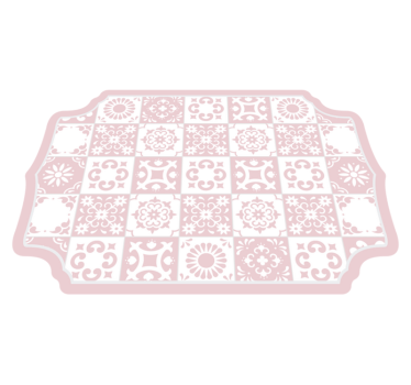 Tappeto vinile piastrelle piastrelle intricate ispirate - TenStickers