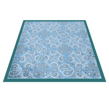 Tappeto vinile piastrelle motivo a piastrelle paisley - TenStickers