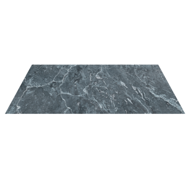 Tappeto in vinile effetto marmo grigio moderno - TenStickers