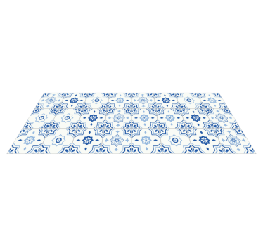 Tappeto vinile piastrelle runner geometrico - TenStickers
