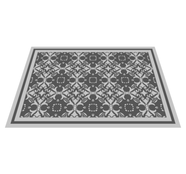 Tappeto pvc cucina design di piastrelle vittoriane - TenStickers