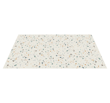 Tappeto in vinile cucina fantasia beige - TenStickers