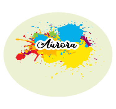 Tappeti vinile motivi schizzo artistico con nome - TenStickers