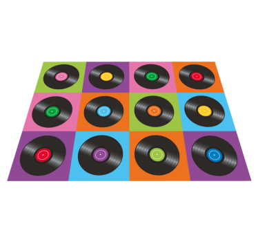 Passatoia in vinile cucina Dischi in vinile da cucina - TenStickers