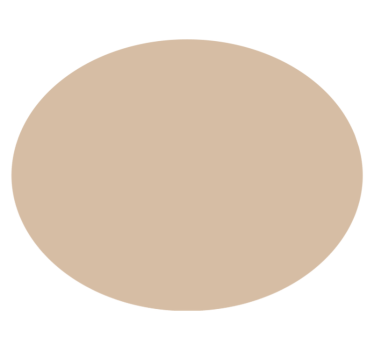 Tappeto vinile rotondo tonalità beige tenue - TenStickers