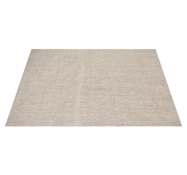 Tappeto in pvc nordico Trama di cotone beige naturale - TenStickers