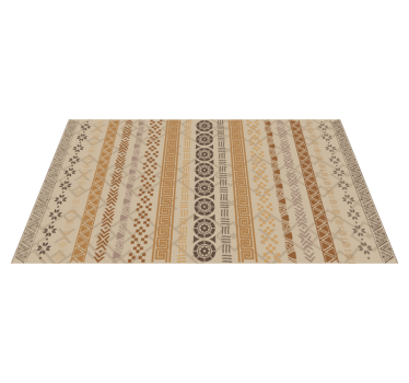 Tappeto pvc cucina geometrico terroso - TenStickers
