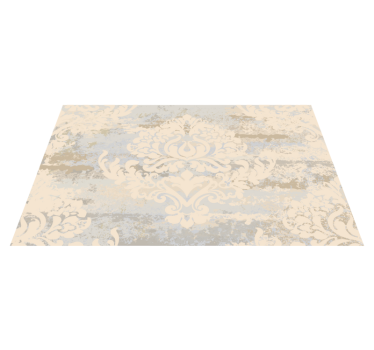 Tappeto in vinile cucina stile mosaico floreale - TenStickers
