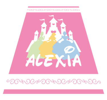 Tappeto vinile con nome castello delle fiabe - TenStickers