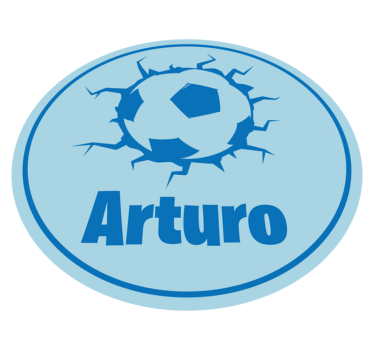Tappeto vinile per bambini con pallone personalizzato - TenStickers