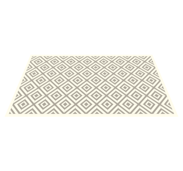 Tappeto vinile geometrico ispirazione diamante - TenStickers