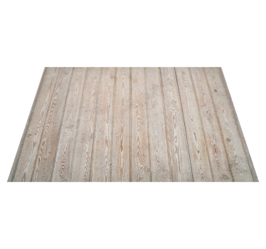 Tappeto vinile effetto legno tavole marrone chiaro - TenStickers
