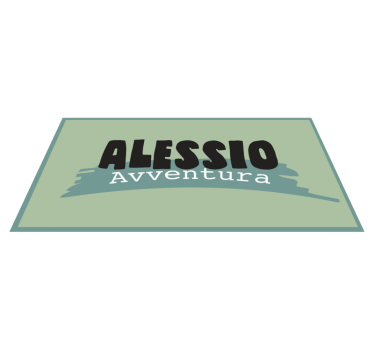 Tappeto vinile con nome stile avventuroso - TenStickers