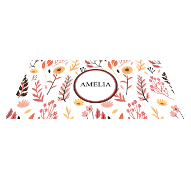 Tappeto vinile con nome stile naturale - TenStickers