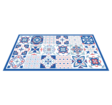 Tappeto vinile piastrelle piastrelle ornamentali - TenStickers