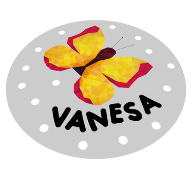 Tappeto vinile con nome farfalla personalizzata - TenStickers